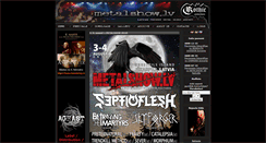 Desktop Screenshot of metalshow.lv