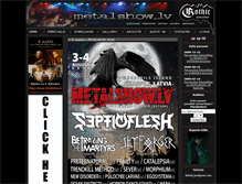 Tablet Screenshot of metalshow.lv